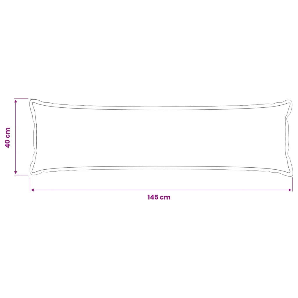Federa 2 pcs HOUTEN Grigio Scuro 40 x 145 cm Bouclé 917233