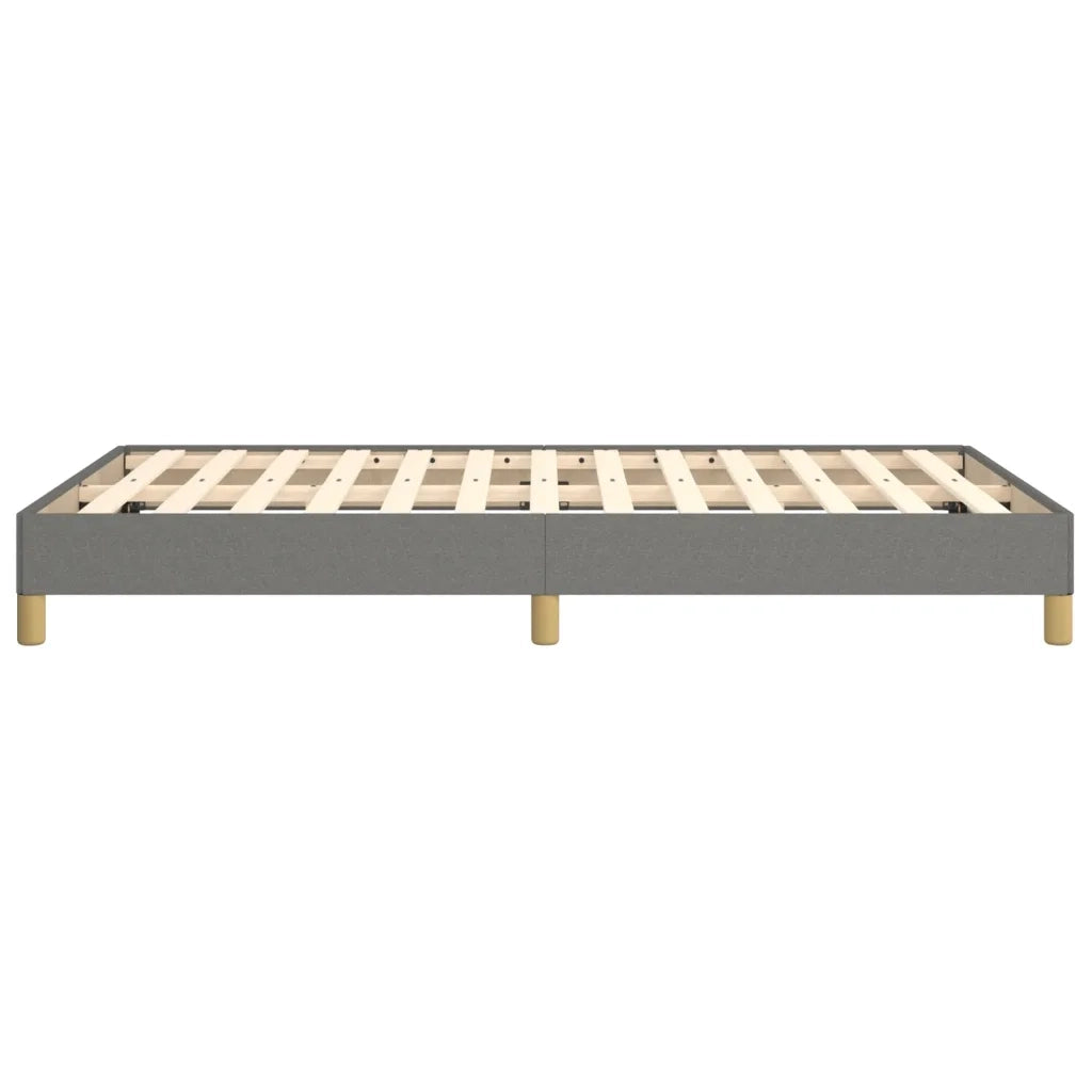 Giroletto senza Materasso-Struttura Letto Grigio Scuro 120x200 cm Tessuto 699459