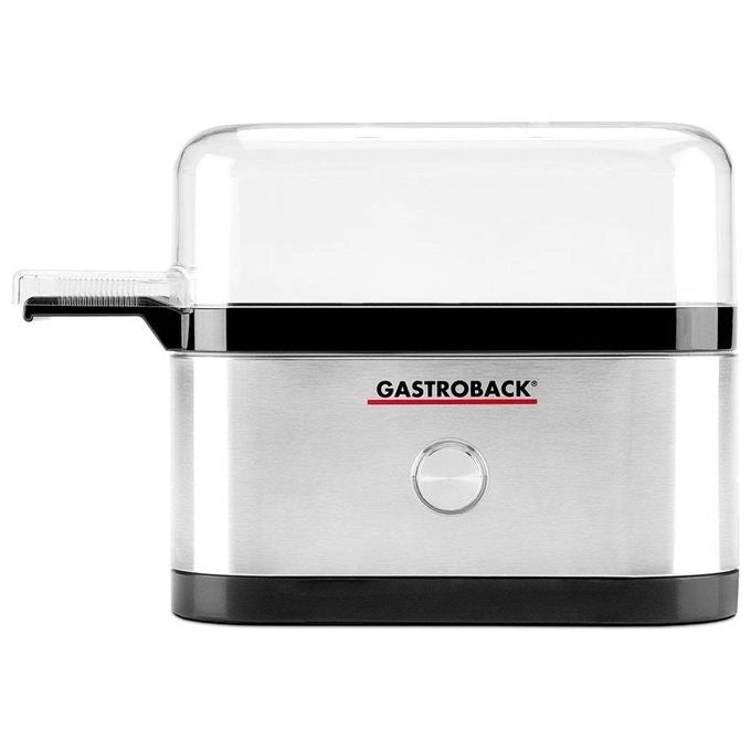 Gastroback Design Mini 3 uovo/uova 350 W Nero, Acciaio inossidabile