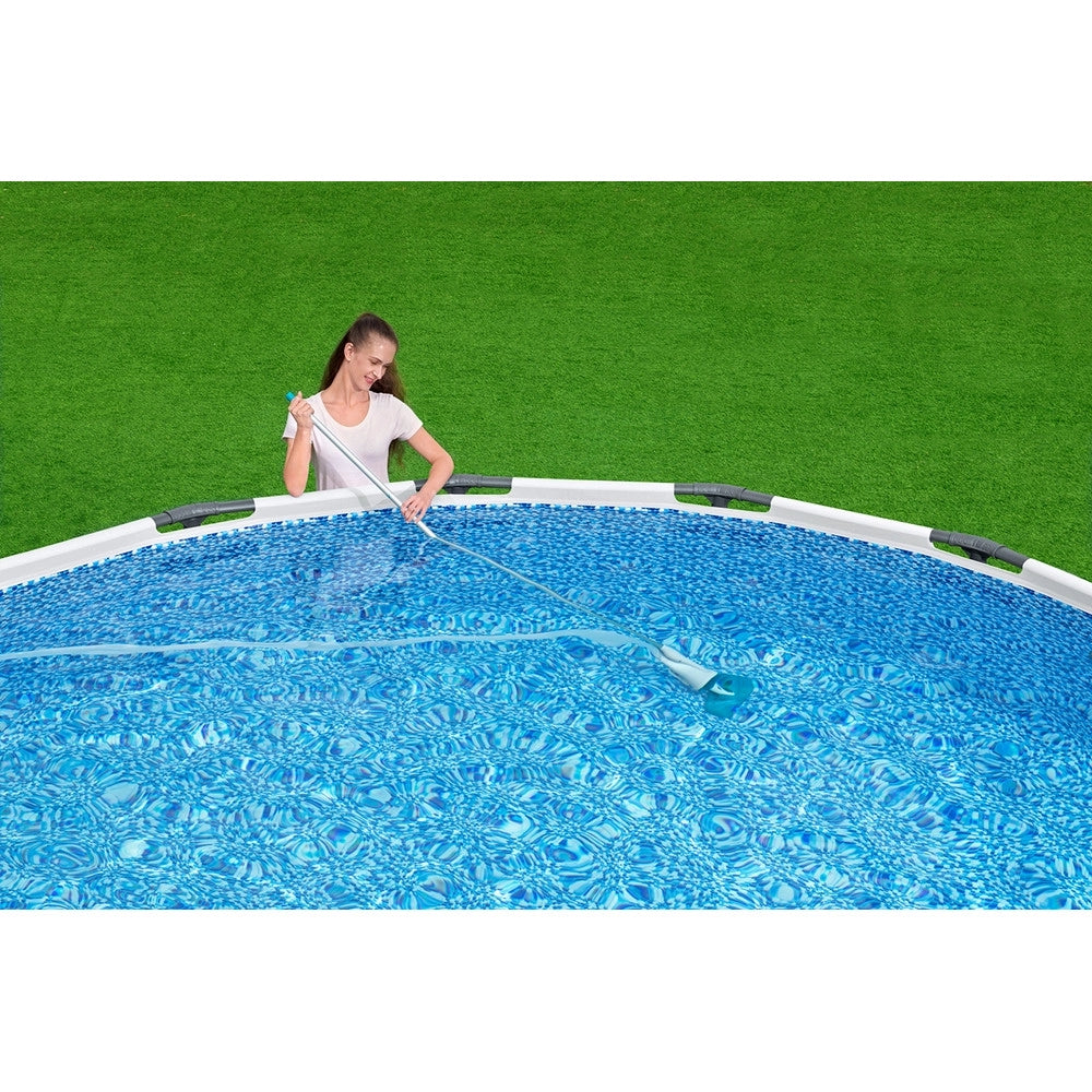 Trade Shop - Aspiratore Sistema Di Pulizia Per Piscine Fuori Terra Fino A 457cm Azionato Da Pompa 58212 -