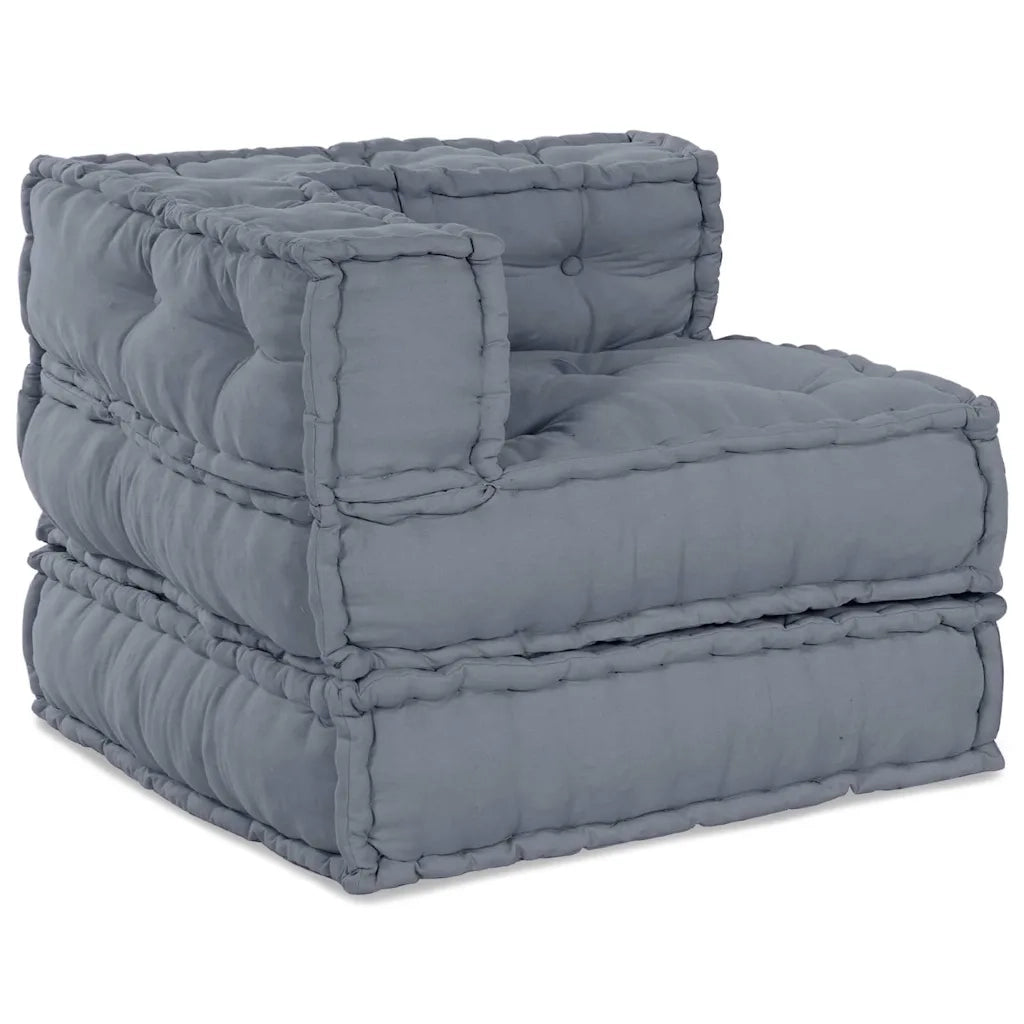 Unit¨¤ di Divano Modulare Grigio 70 x 70 x 56 cm Tessuto CFW4292517