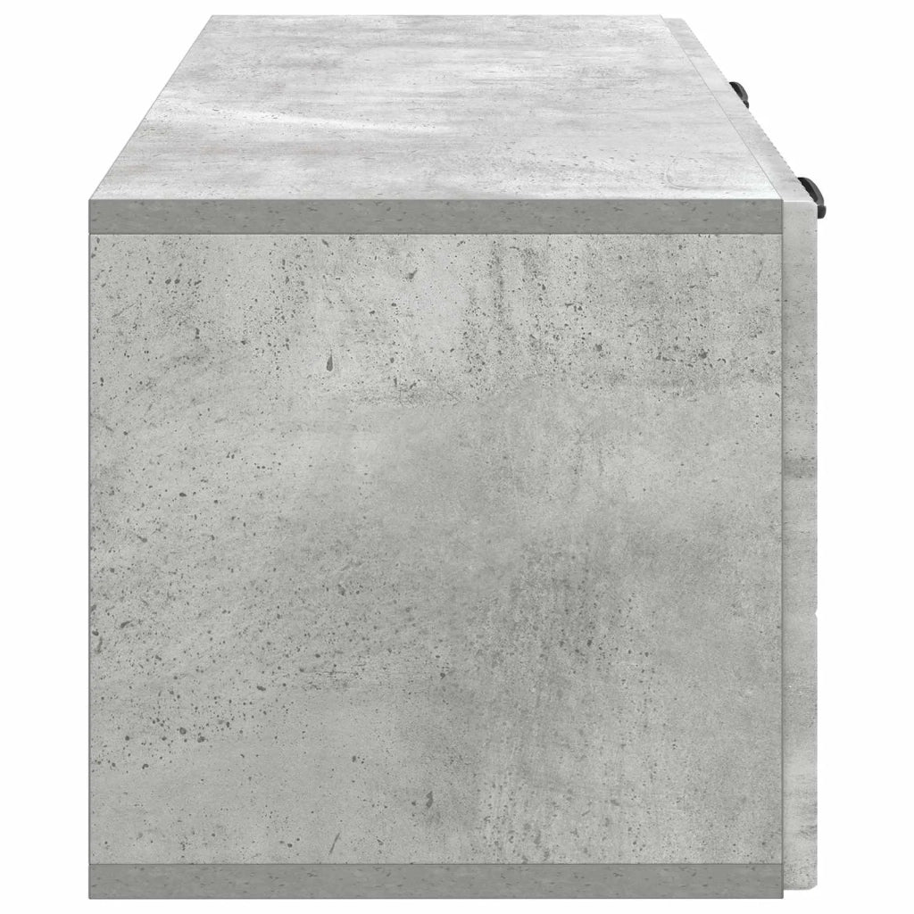 Mobile Porta TV da Muro Grigio Cemento 78,5 x 31 x 30 cm