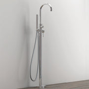 Gruppo vasca 001 rubinetto incasso pavimento vasche free standing ottone
