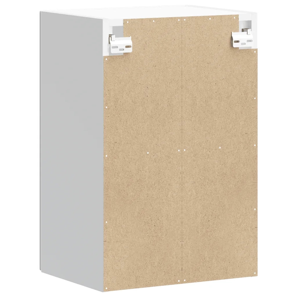 Pensile da Cucina con Porta in Vetro Kalmar Grigio Cemento 853531