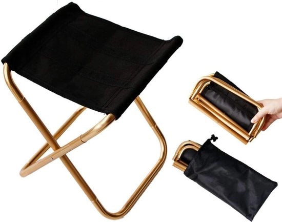 Camping compatta da viaggio con valigetta, piccola kruk leggera e compatta per esterno, spiaggia, pesca, escursioni, picnic, barbecue, viaggi (22*24*28cm)