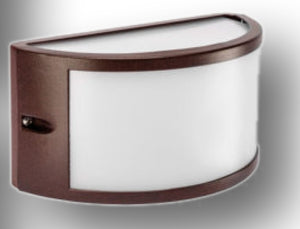 Applique da esterno marrone