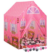 Tenda da gioco per bambini con 250 palline 69 x 94 x 104 cm rosa 02_0005126