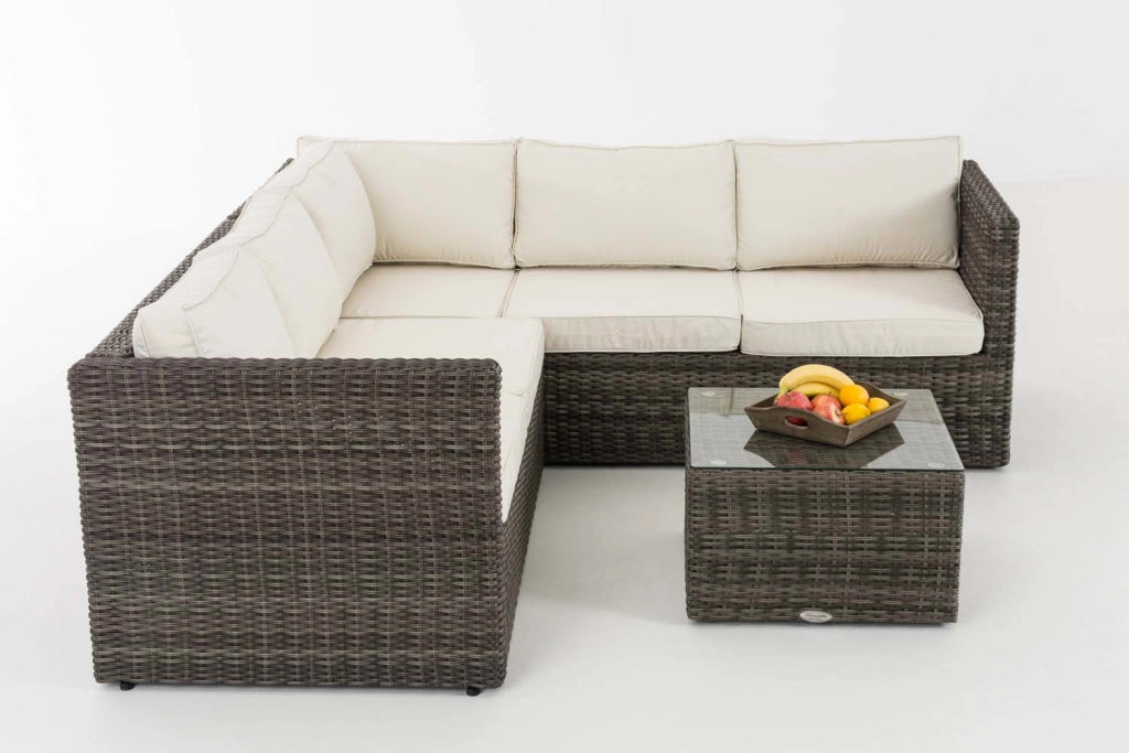 Ecksofa-Garnitur Liberi 5mm CremeweiYa 1