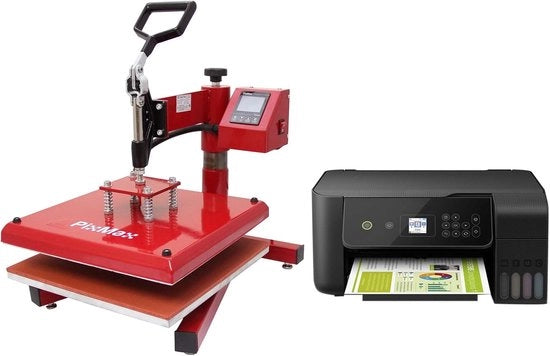 Kit di Sublimazione a Caldo con Stampante e Accessori per Telaio Sublimato 38 cm