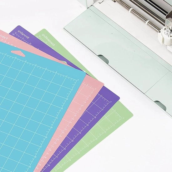 4 mattoncini di taglio per Cricut Explore One/Air/Air 2/Maker - StandardGrip LightGrip StrongGrip FabricGrip - Mattoncini antiscivolo con presa dura e duratura