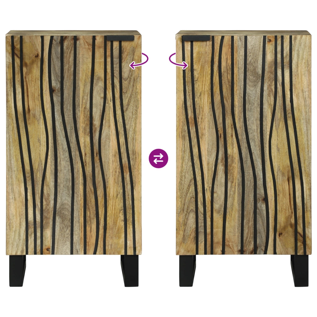 Mobile 40x33.5x75 cm in legno massello di mango