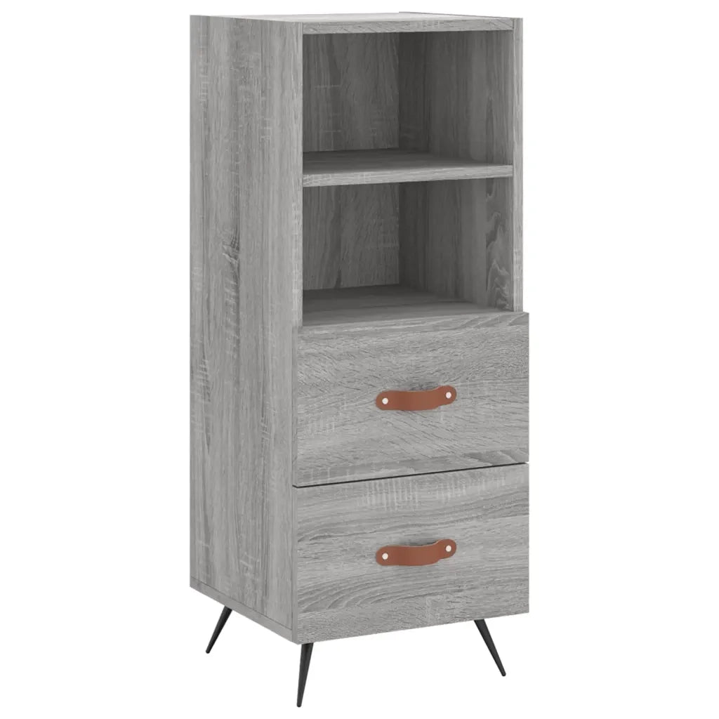 Credenza Grigio Sonoma 34,5x34x90 cm in Legno Multistrato 828642