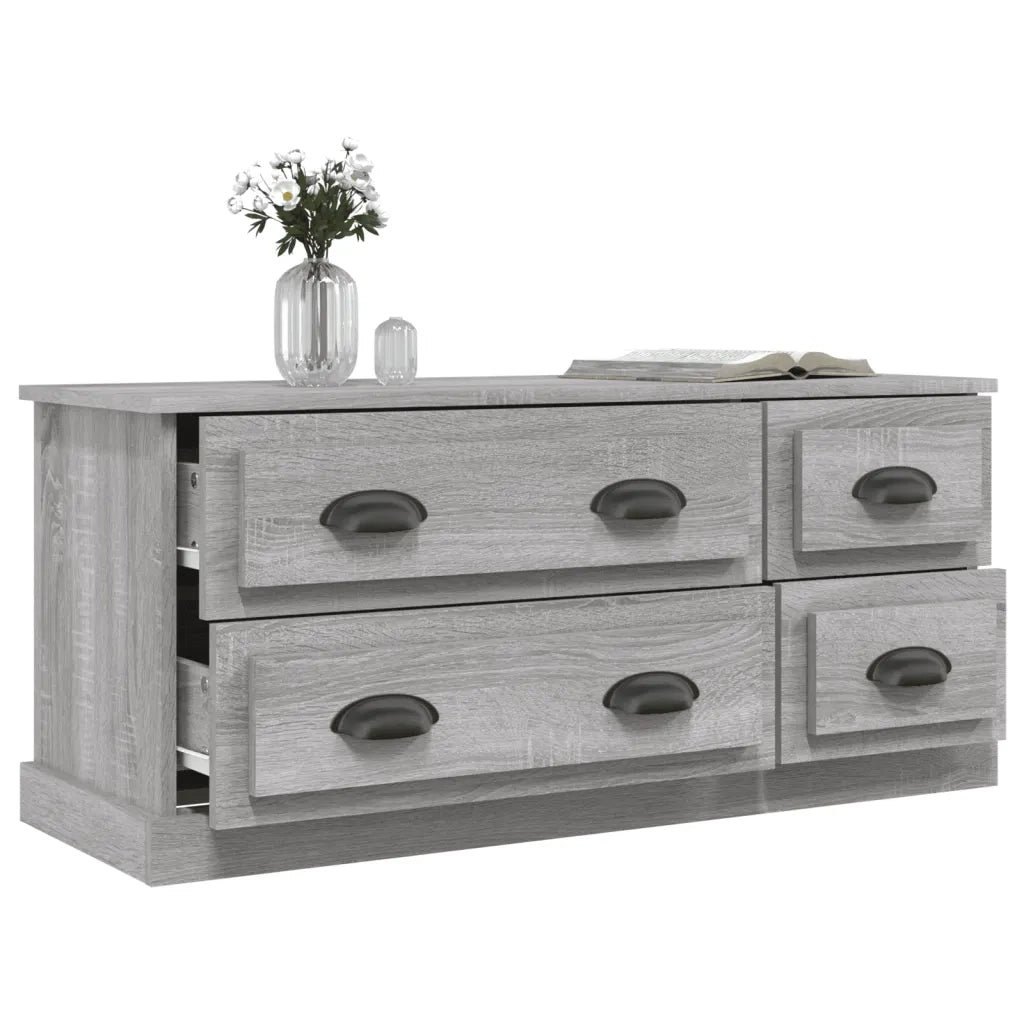 Mobile TV | Armadietto TV | Mobile Porta TV Grigio Sonoma 100x35,5x45 cm in Legno Multistrato