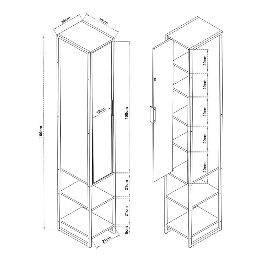 Set di mobili da bagno marrone da 4 pezzi 03_0009423