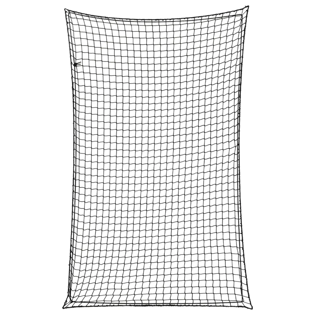 Rete per Rimorchio con Corda Elastica Nero 4x2,5 m in PP