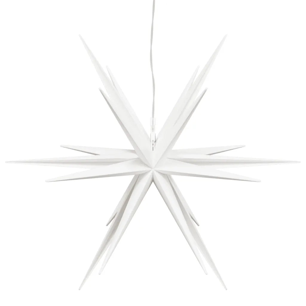 vidaXL Luce di Natale con LED Pieghevole Bianca 43 cm
