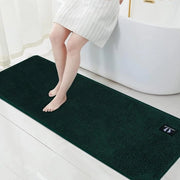 Pavimento antiscivolo grande con microfibra morbido pavimento cucina lavabile a macchina certificato Öko-Tex 100 40 x 120 cm verde scuro