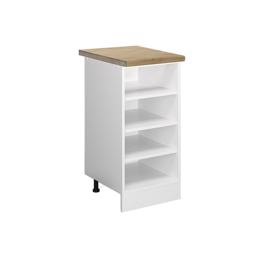 Vicco Scaffale da cucina Bianco 40 cm , PL Rovere