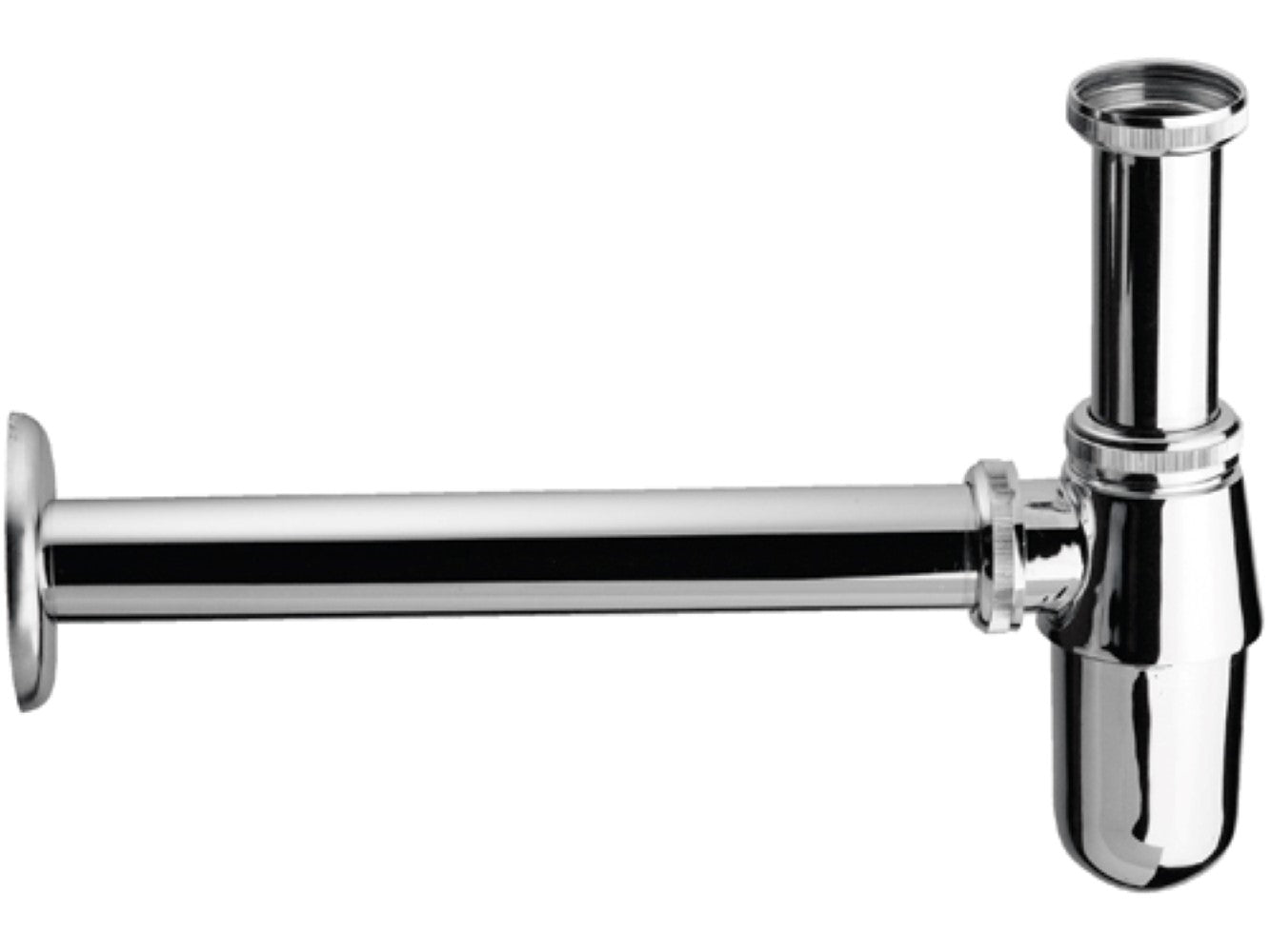 Sifone lavabo a bottiglia in zama