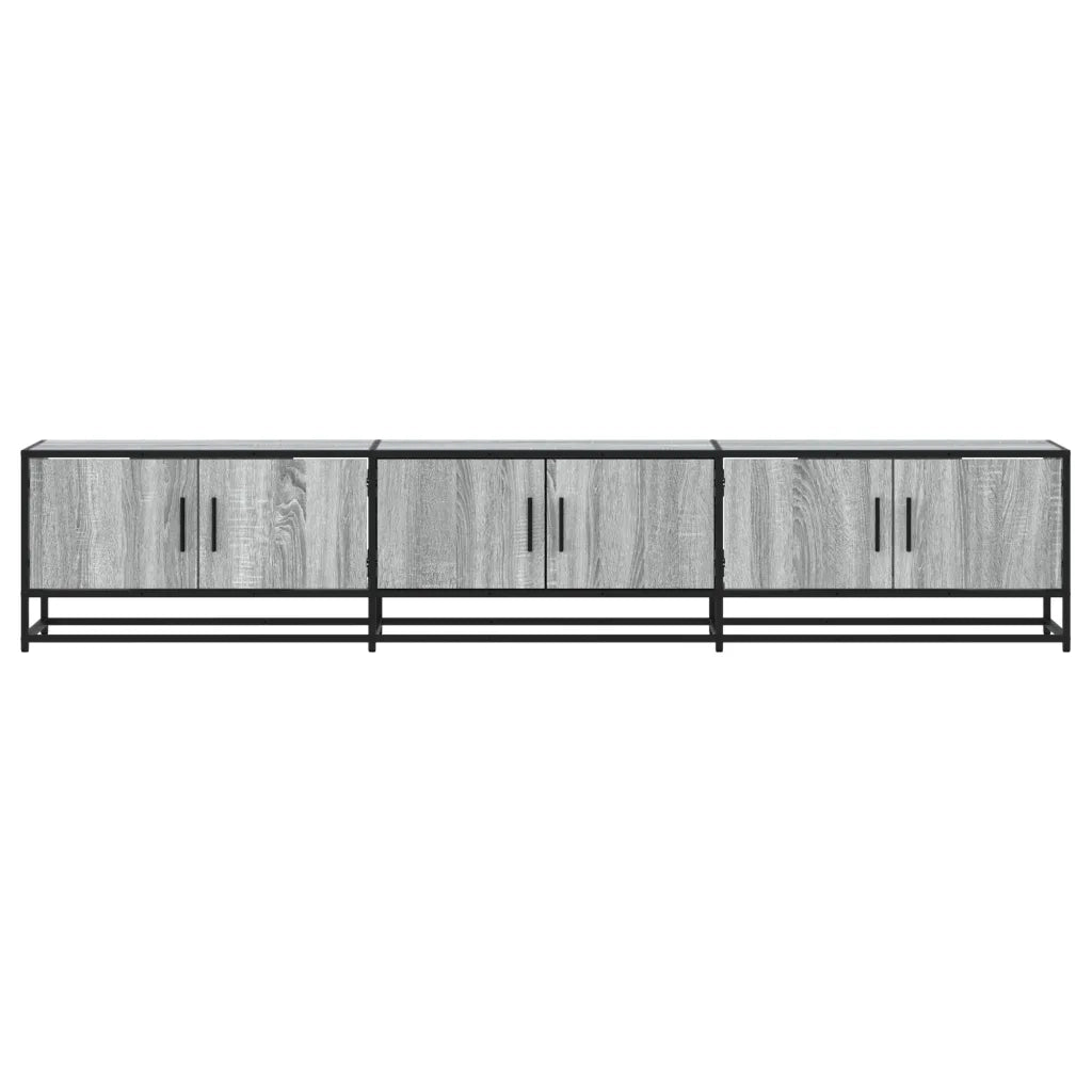 Mobile Porta TV Grigio Sonoma 210x35x41 cm in Truciolato 3300793