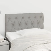 Testiera Grigio Chiaro 80x7x78/88 cm in Tessuto