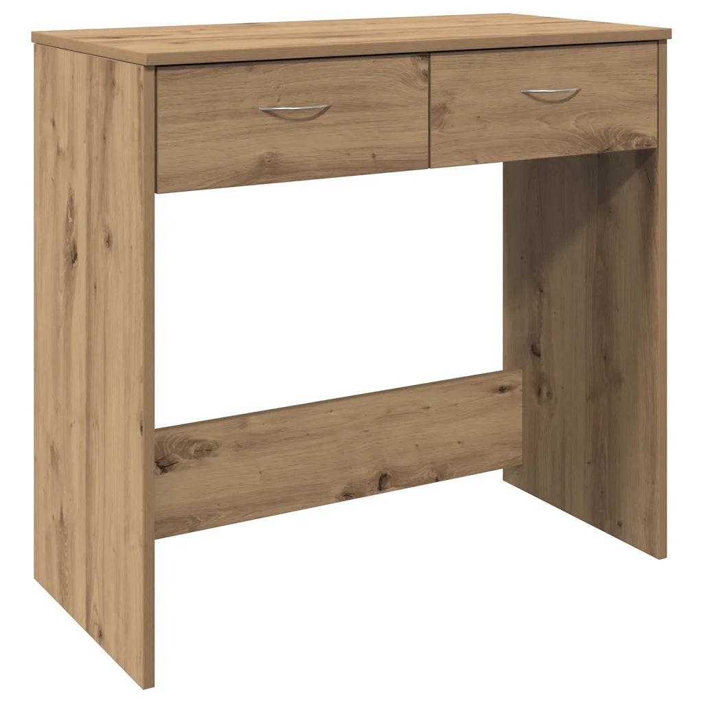 Scrivania Rovere Artigianale 80x40x75 cm in Legno Multistrato 855993