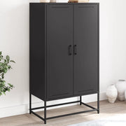 Credenza Nera 68,5x38,5x123,5 cm in Acciaio 846494