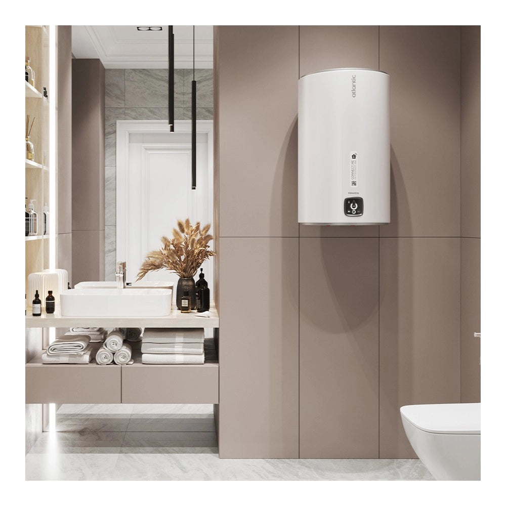 Atlantic genius steatite scaldabagno boiler elettrico 80lt verticale - 2 anni di garanzia
