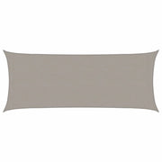 Vela Parasole | Telo Ombra | Vela da ombra 160 g/m2 Rettangolare Grigio Chiaro 2x4,5 m HDPE