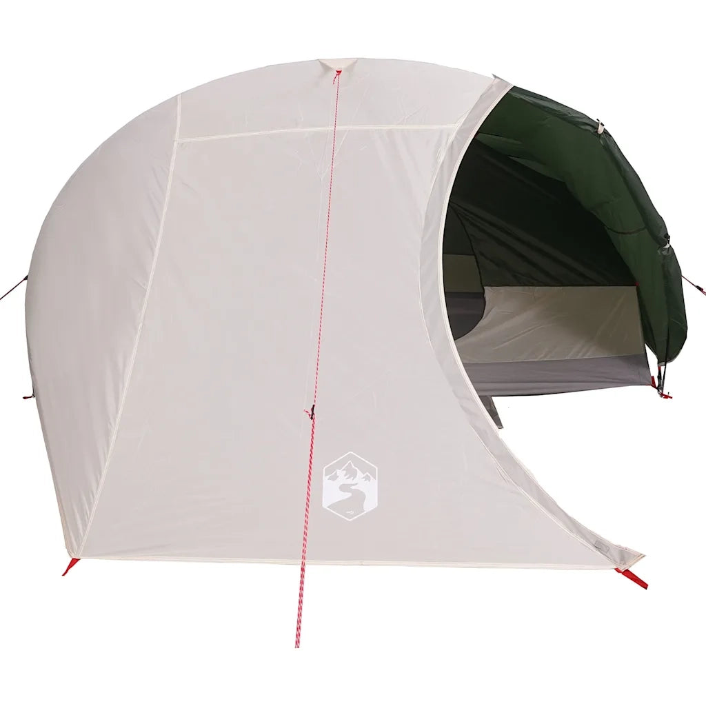 Tenda da Campeggio a Cupola per 4 Persone-Tenda per Escursionismo Verde Impermeabile 111241