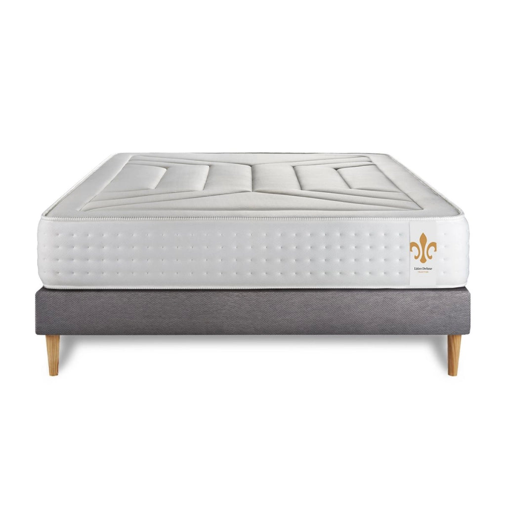 Set materasso e base 140x190 cm - Vingt-Quatre