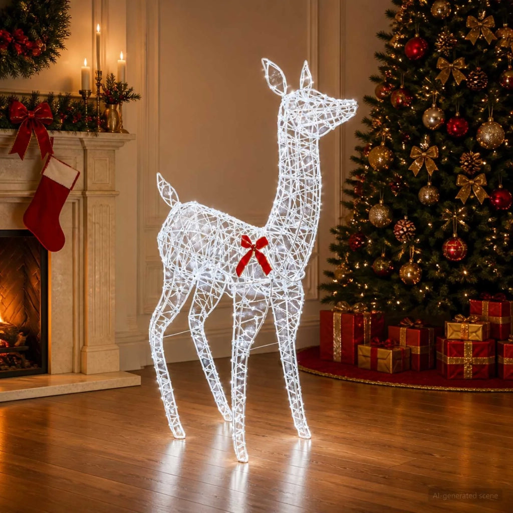 Renna di Natale 3D LOVIISA 285 LED Bianco freddo 42049650