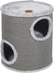 Barile da Gatto Moderno e Elegante - Finitura Grigia Dimensioni 36 x 50 cm - Posto da Gatto per Gatti Piccoli e Grandi