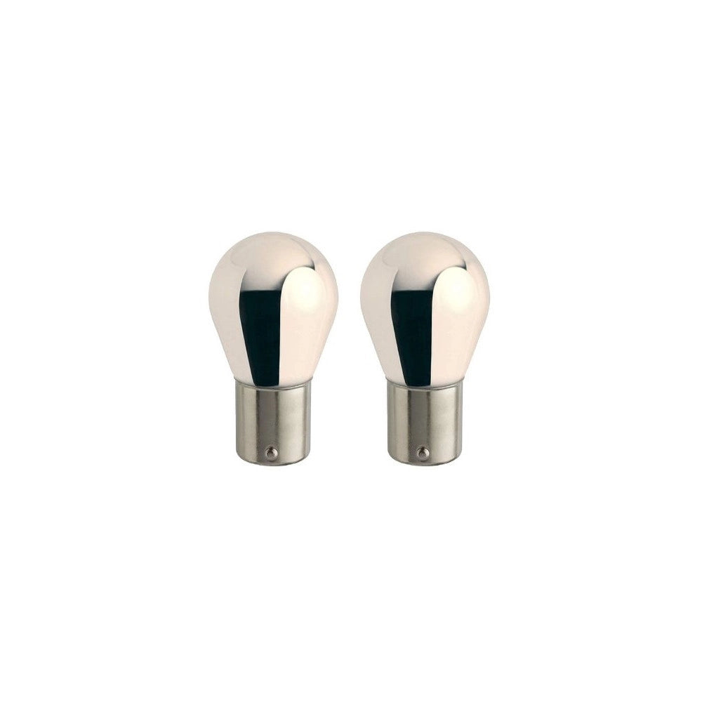 Trade Shop - Lampadine Di Posizione Auto Ba15s P21 W 12 V Luce Calda Alogena No Canbus L-p110 -