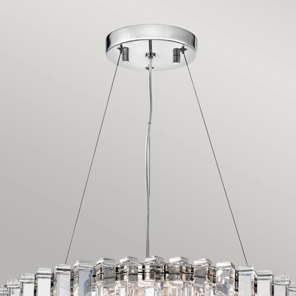 Lampadario Crystal Skye cromato cristallo 8xG9 Kichler