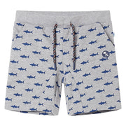 Pantaloncini per Bambini con Coulisse Grigio Chiaro MÃ©lange 116cod mxl 116388