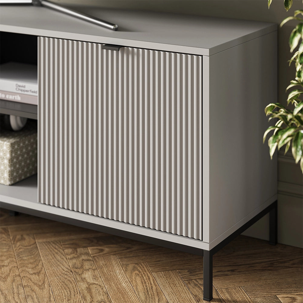 Vicco Mobile tv Grigio 150 x 60 cm con 2 porte