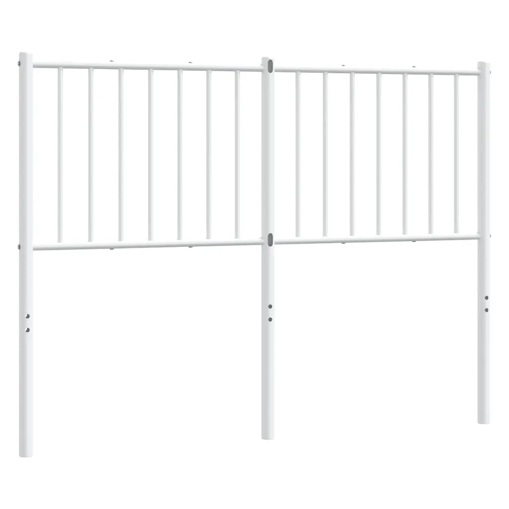 Testiera | Testata di Ricambio in Metallo Bianco 120 cm