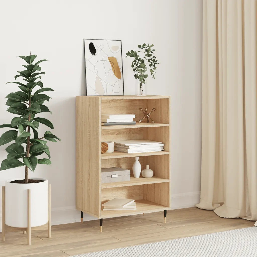 Credenza | Madia | Buffet da pranzo | Armadio da pranzo Rovere Sonoma 57x35x90 cm in Legno Multistrato