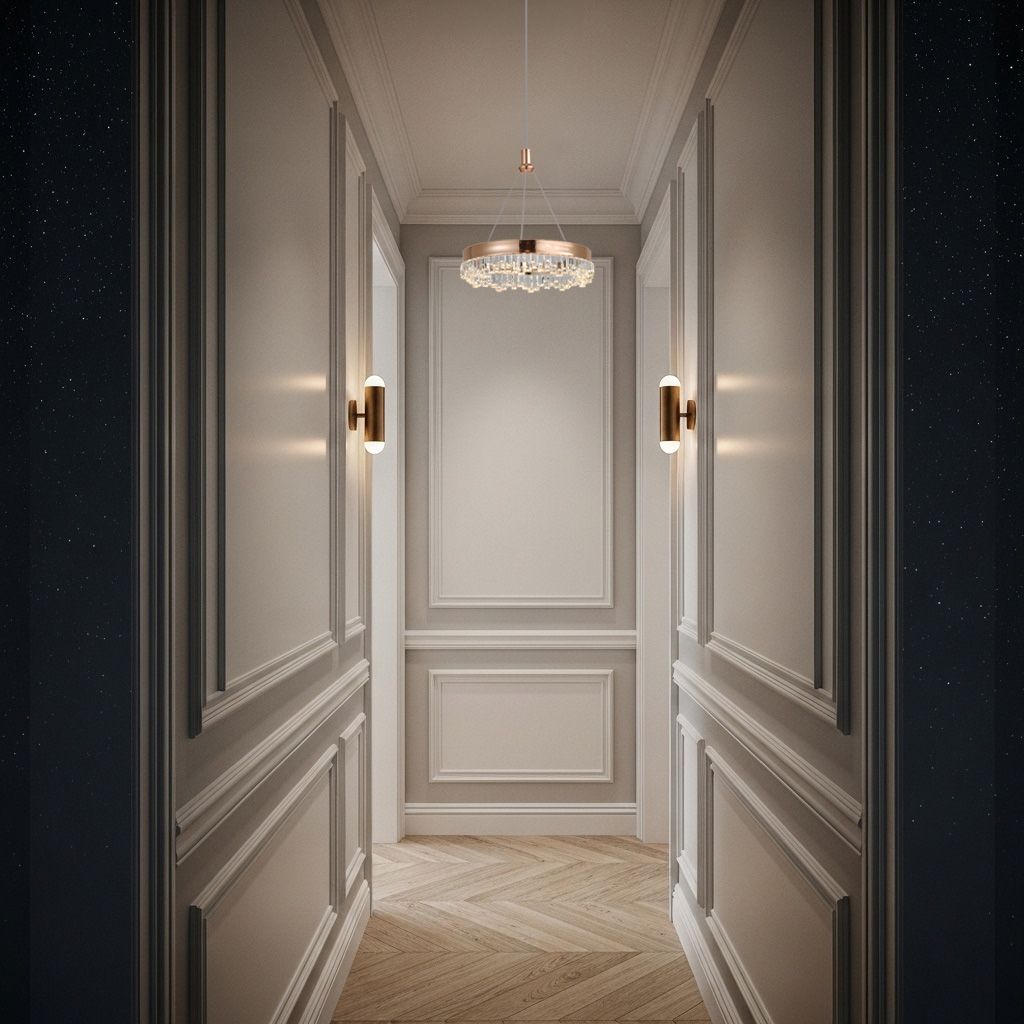 Lampada A Sospensione Led Lhj097-cp Gold