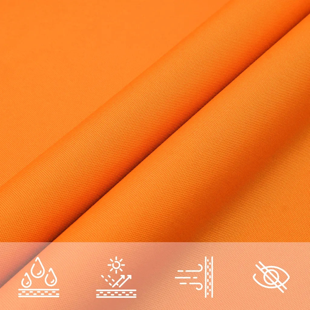 Vela Parasole | Telo Ombra | Vela da ombra Arancione 2x2x2 m 100% Poliestere Oxford