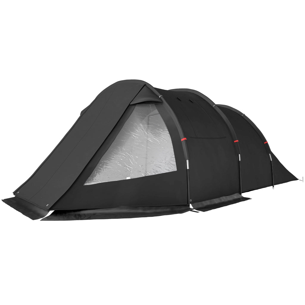 Tenda da campeggio trekking 2 stanze ¨C zephmum ¨C 475x264x172 cm nero