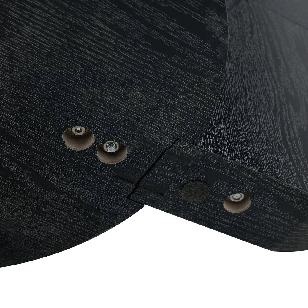 Tavolino da Caff¨¨ Multistrato ¨C MINIMAL ¨C Piano in Vetro Temperato, MDF, Design Moderno, Nero