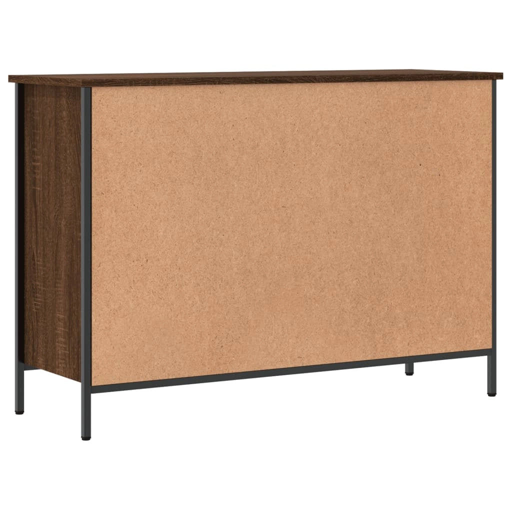 Scarpiera mobile contenitore per scarpe mobile per ingresso/corridoio/soggiorno 100 x 35 x 70 cm legno ingegnerizzato marrone 02_0021604
