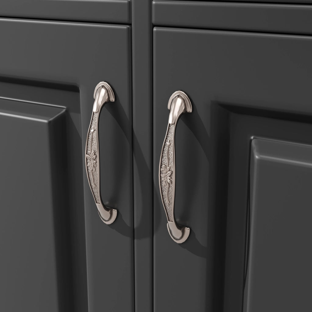 ARMADIO CUCINA 120x40x180 cm MDF Nero con illuminazione LED