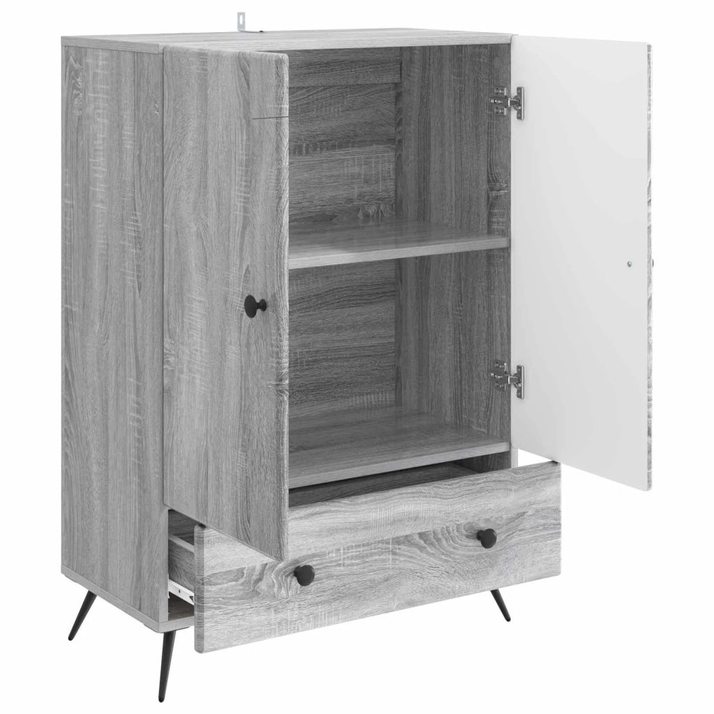 Credenza Grigio Sonoma 66 x 34,5 x 95 cm Legno ingegnerizzato 895591
