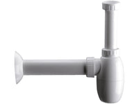 Sifone tedesco in polipropilene senza piletta 1 1/4