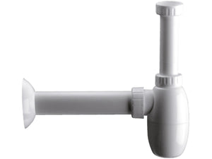 Sifone tedesco in polipropilene senza piletta 1 1/4