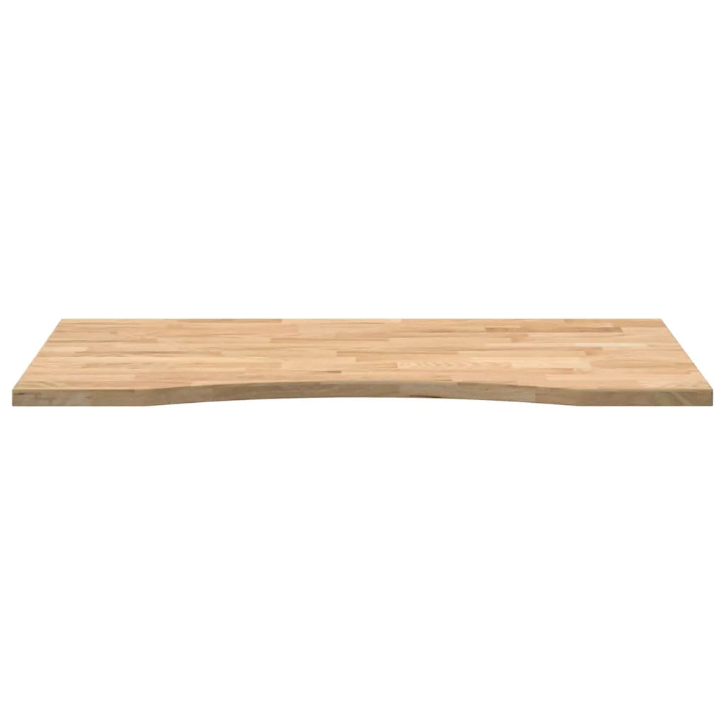 Piano Scrivania 100x50x2,5 cm Rovere Massello Non Trattato