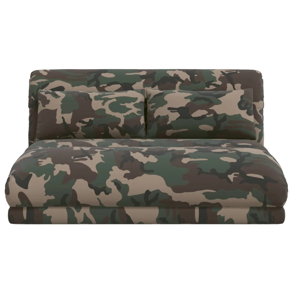 Sedia a pavimento regolabile Verde militare Tessuto